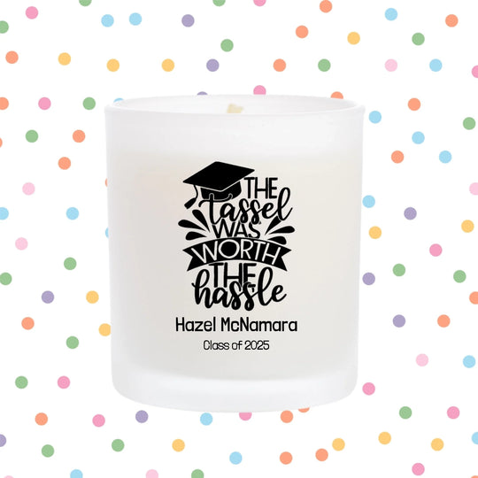 Personalised Graduation Candle - Choose Your Caption