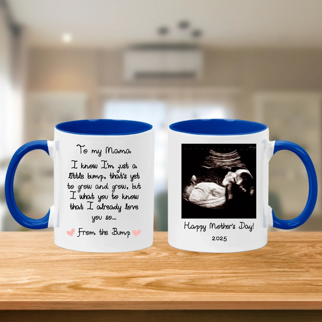 Personalised Mug for Mother to Be - Message from the Bump