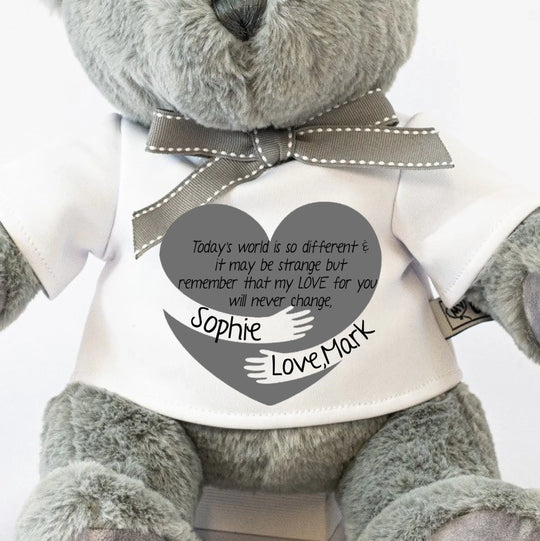 Personalised Teddy Bear - Love For You Will Never Change