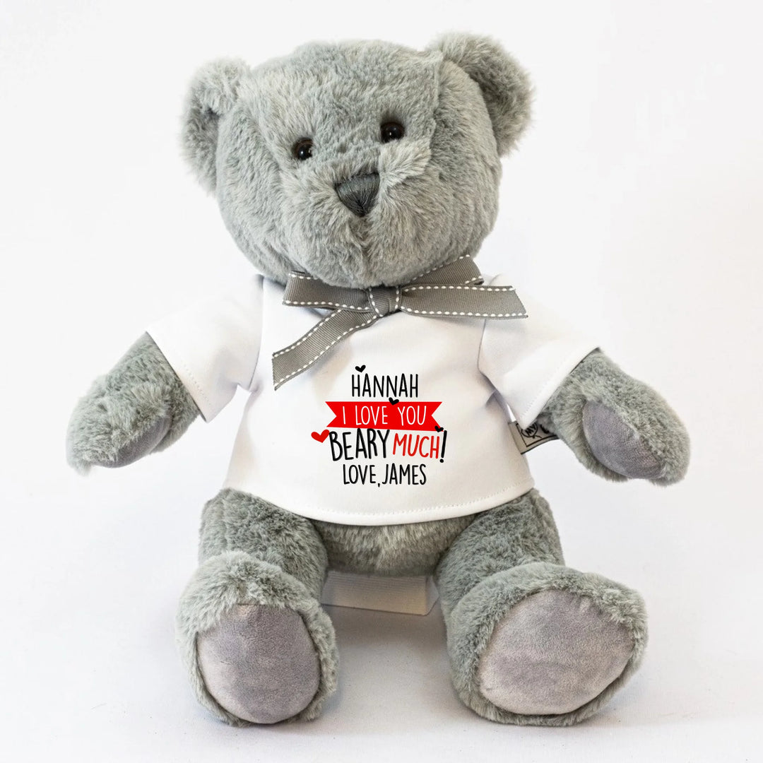 Personalised Valentine's Day Teddy Bear - Beary Much
