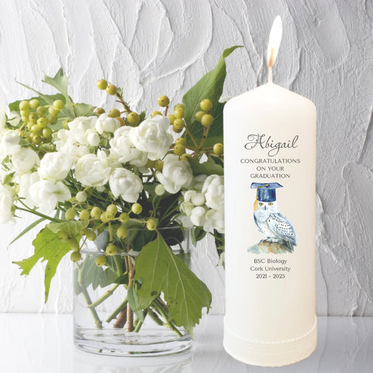 Personalised Graduation Candle - Choice of Clipart