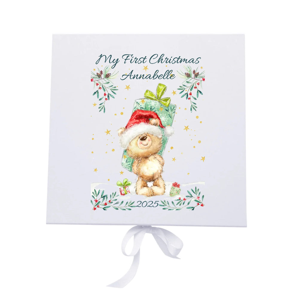 Personalised Christmas Keepsake Box - My First Christmas