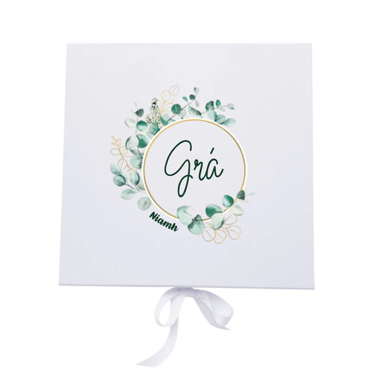 Personalised Keepsake Box - Grá