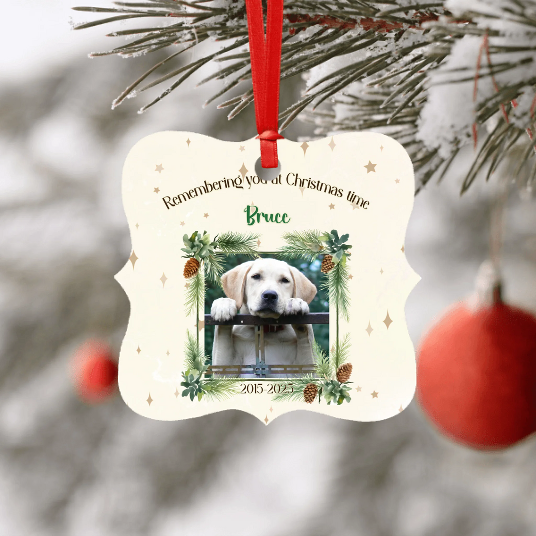 Personalised Memorial Ornament for Pets