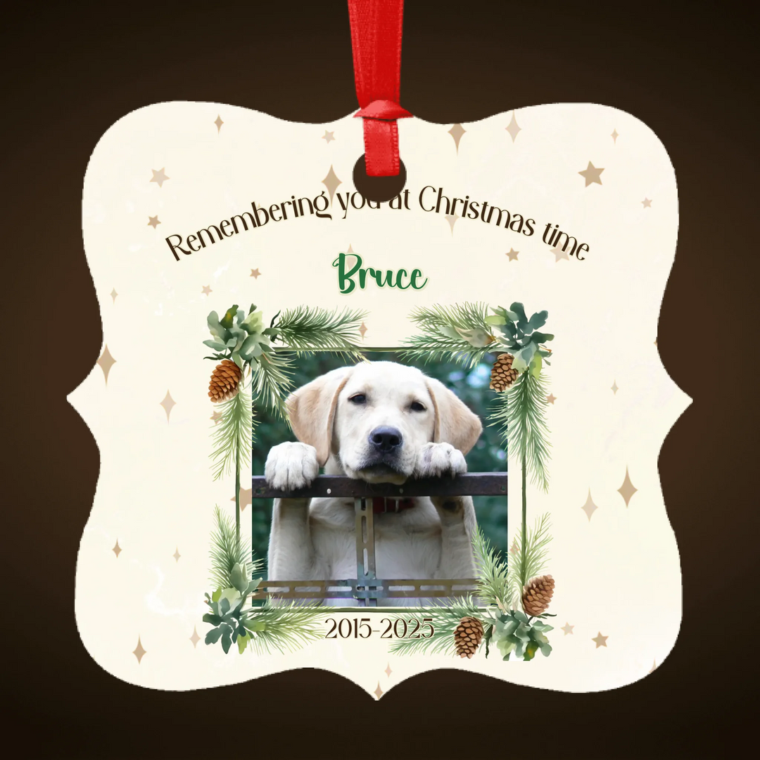 Personalised Memorial Ornament for Pets