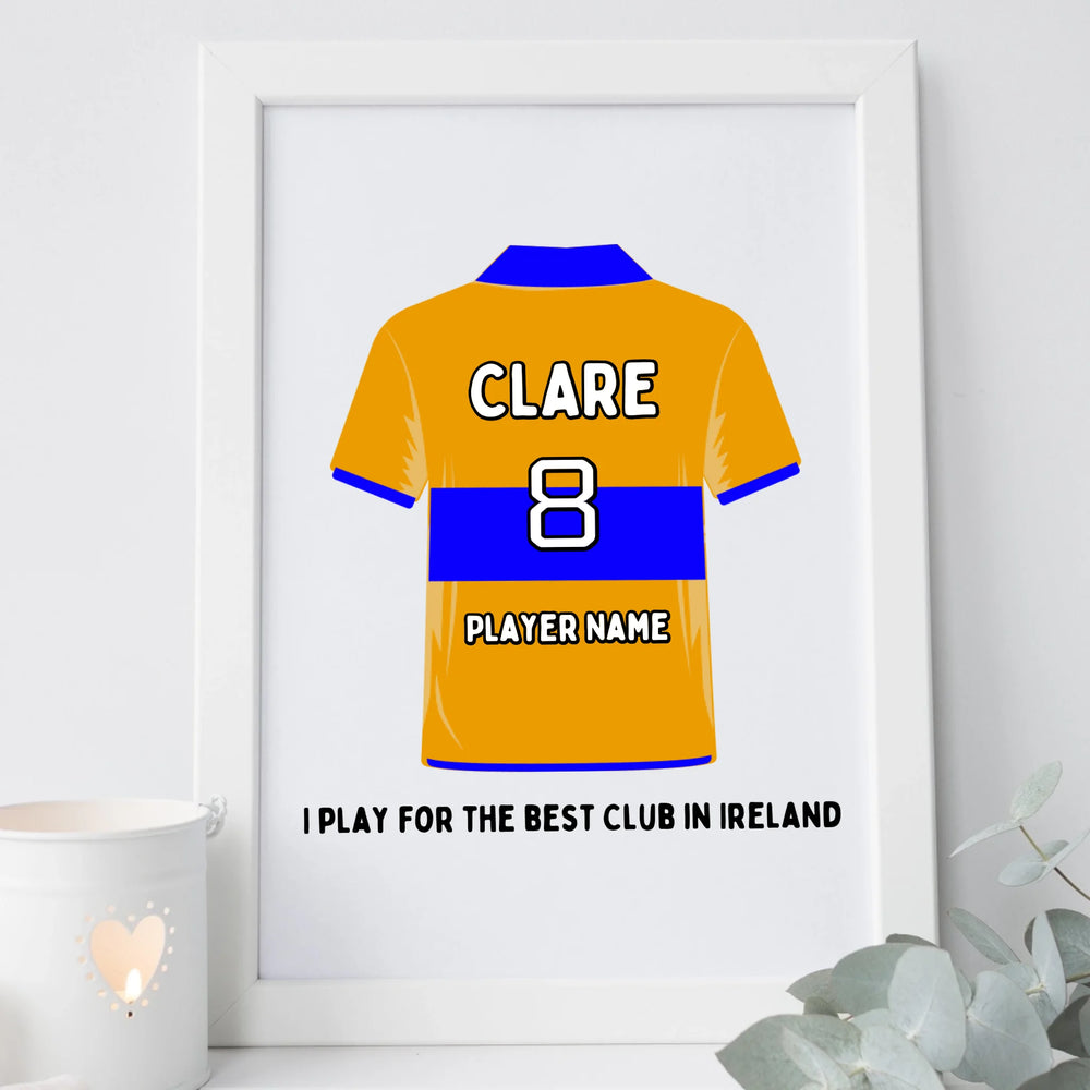Personalised GAA Fan - Frame - Irish