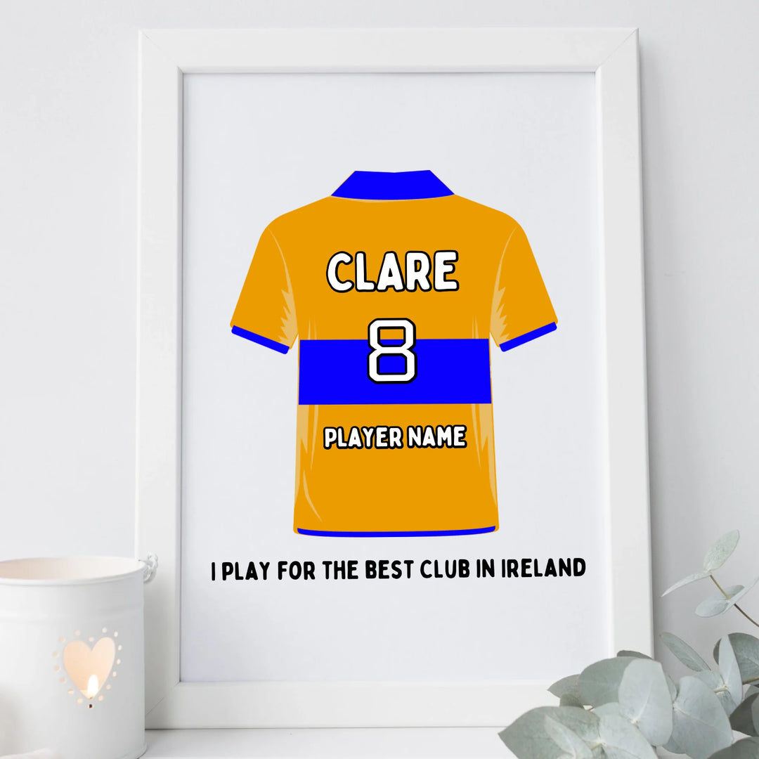 Personalised GAA Fan - Frame - Irish