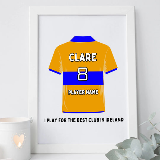 Personalised GAA Fan - Frame - Irish