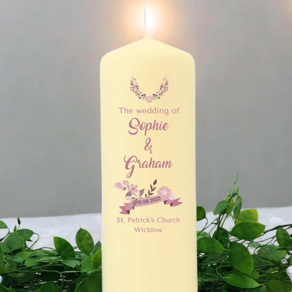 cream pillar closeup