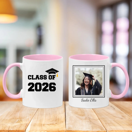 Personalised Graduation Mug - Upload Your Own Image - Class of 2026