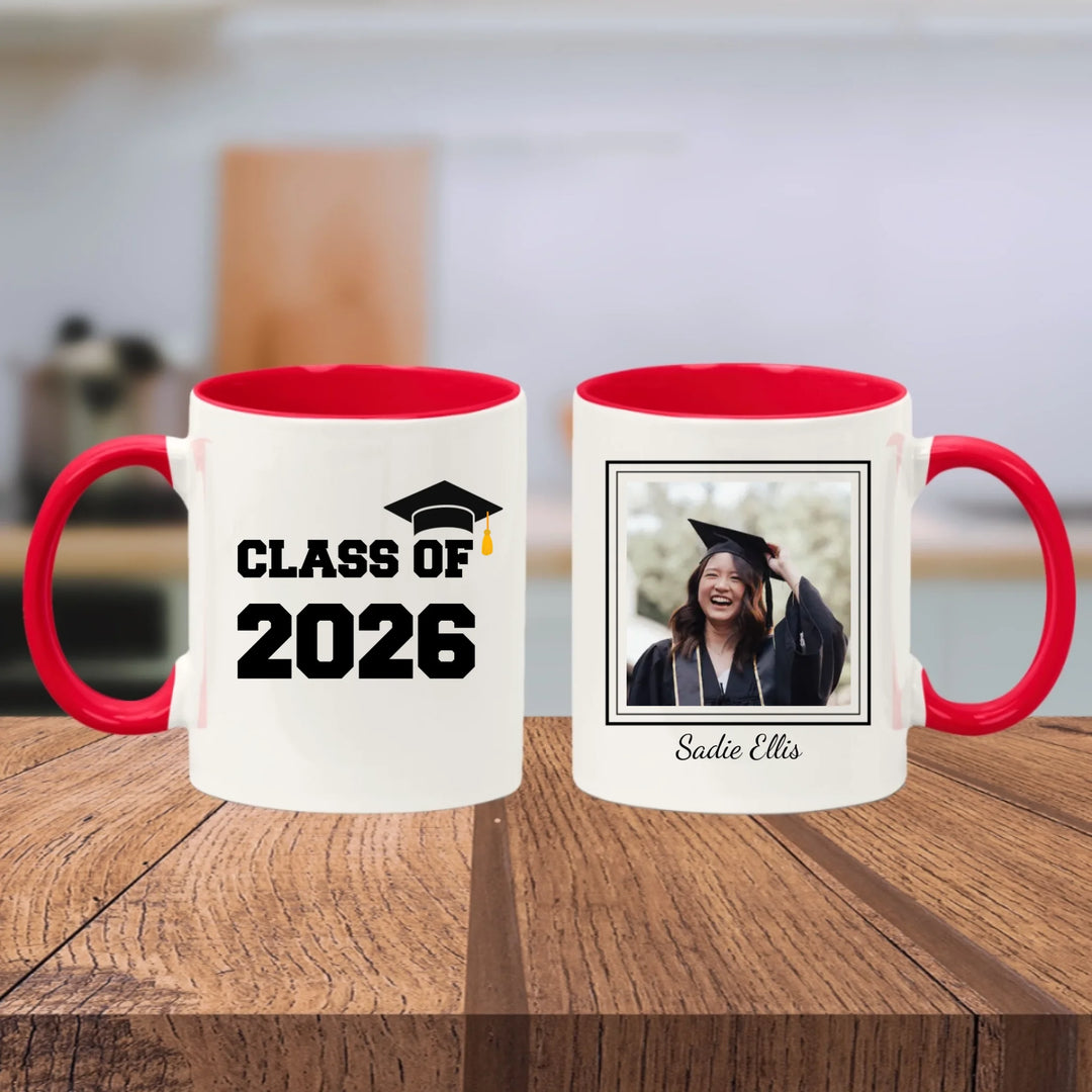 Personalised Graduation Mug - Upload Your Own Image - Class of 2026