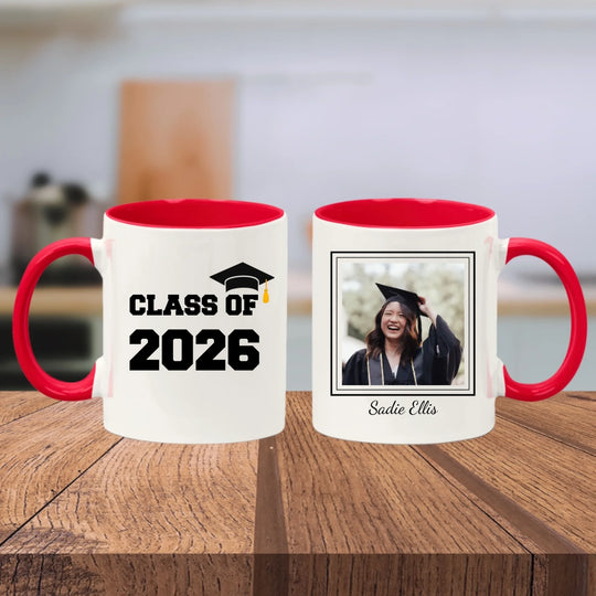 Personalised Graduation Mug - Upload Your Own Image - Class of 2026