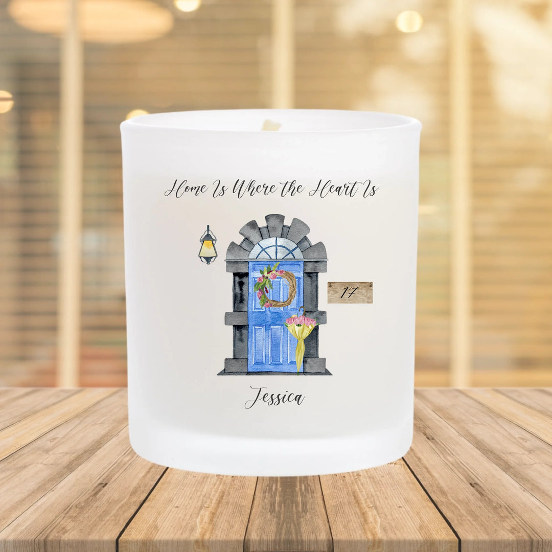 Personalised Candle for New Home - Door