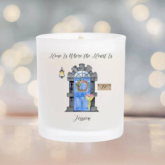 Personalised Candle for New Home - Door