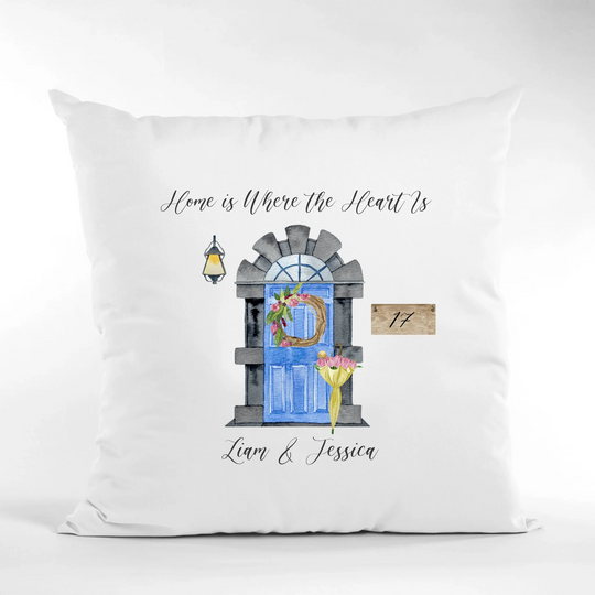 Personalised Cushion for New Home - Door