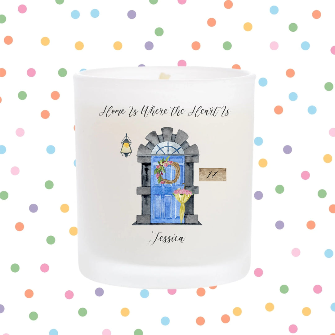 Personalised Candle for New Home - Door