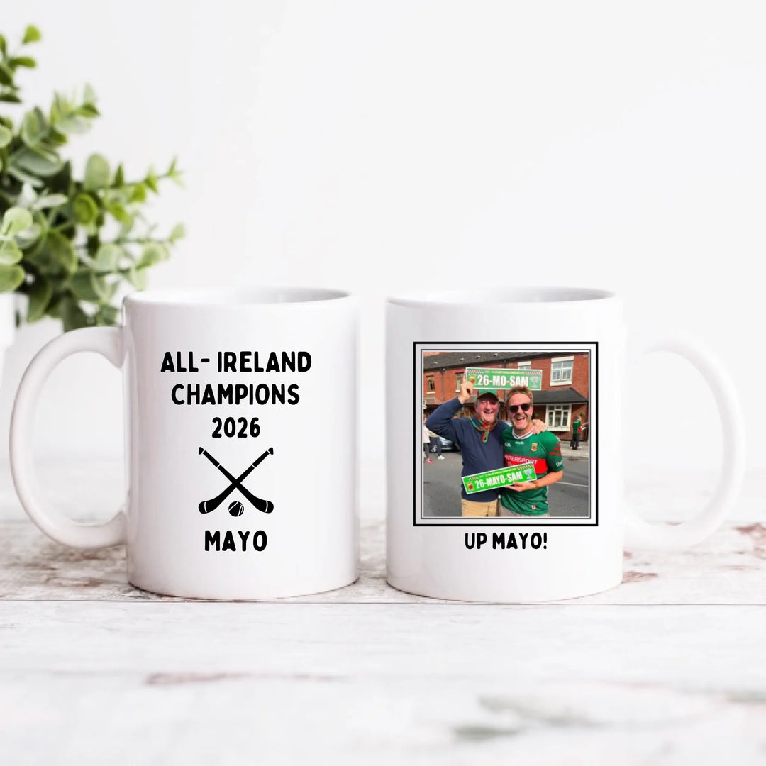 Personalised GAA All-Ireland Winners Mug - Upload Your Own Photo