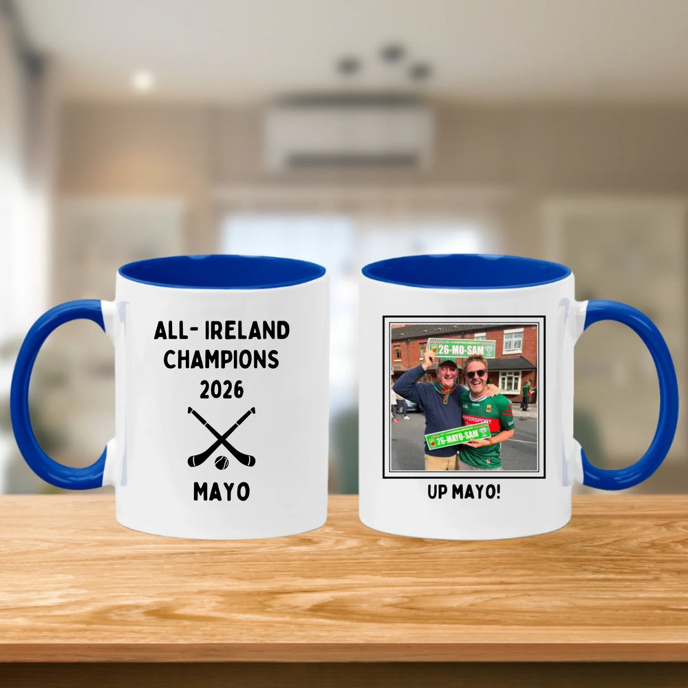 Personalised GAA All-Ireland Winners Mug - Upload Your Own Photo