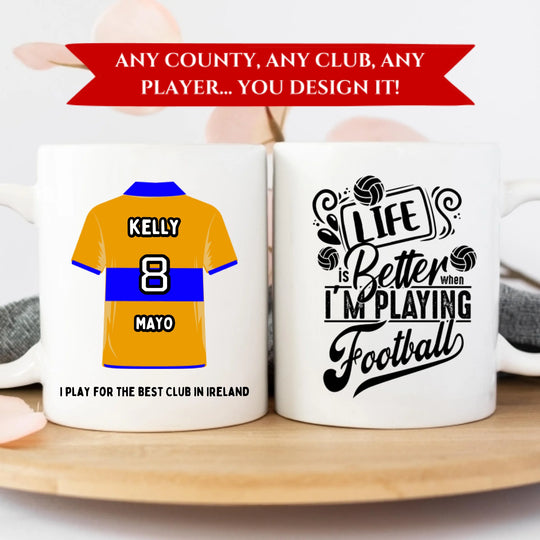 Personalised GAA Fan - Mug- Irish