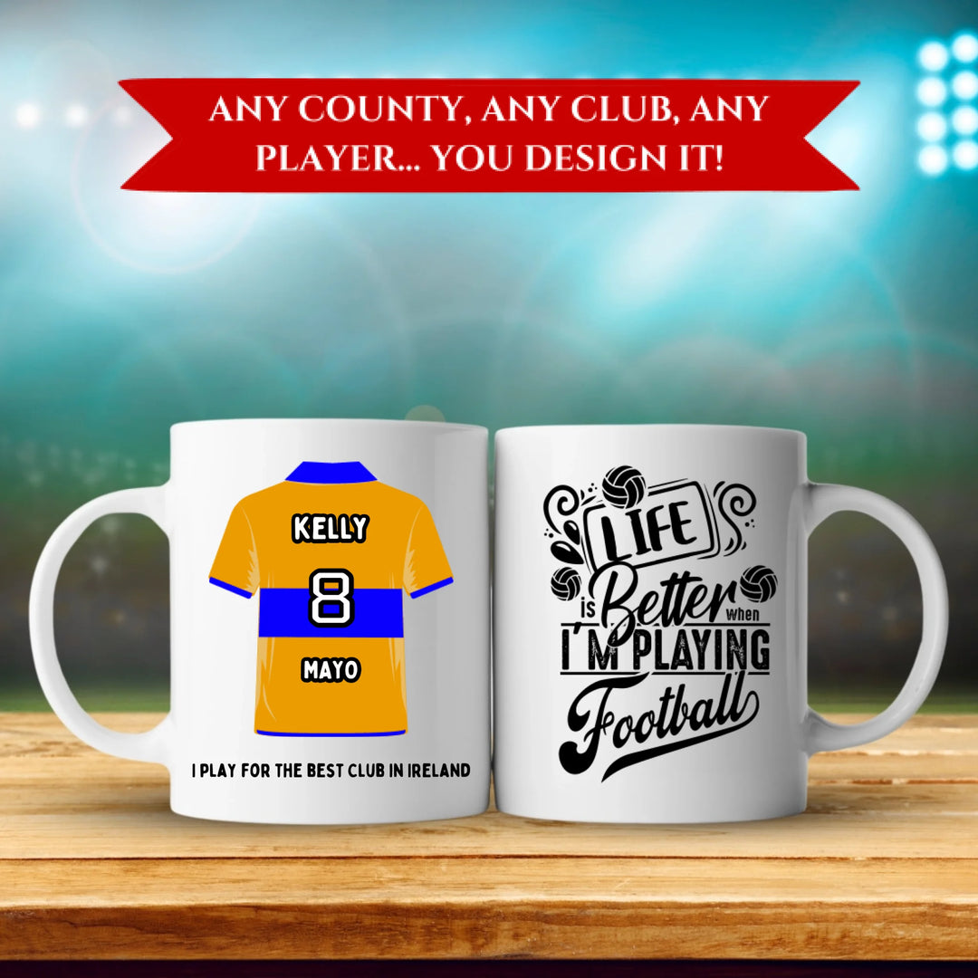Personalised GAA Fan - Mug- Irish