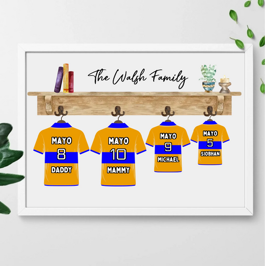 Personalised GAA Fan - Family Frame