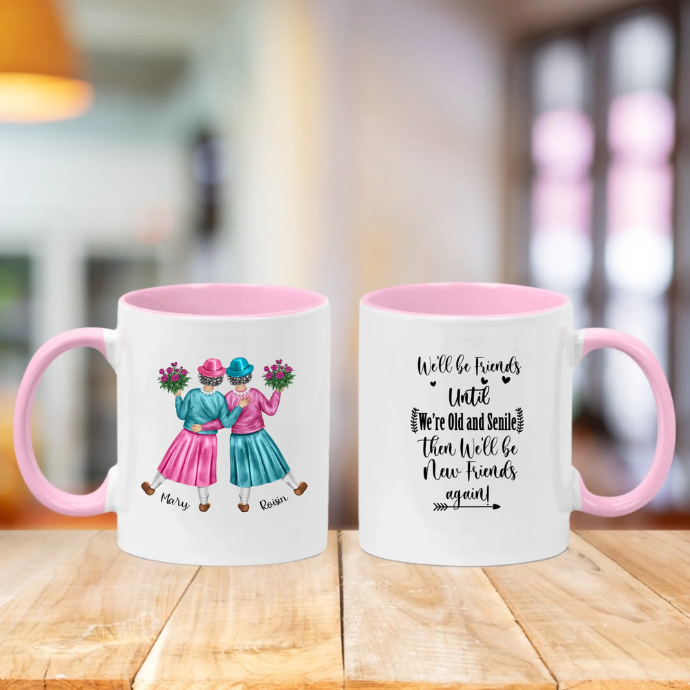 Personalised Mug for Friends - Golden Ladies