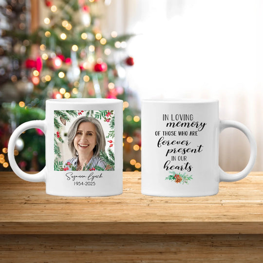 Personalised Memorial Mug for Christmas - Forever in Our Hearts
