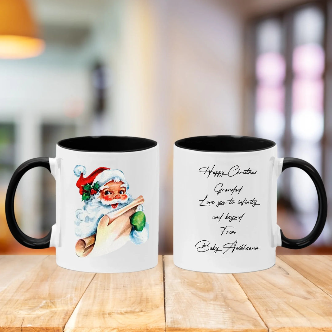 Personalised Vintage Christmas Mug