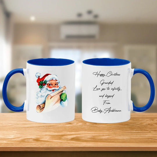 Personalised Vintage Christmas Mug