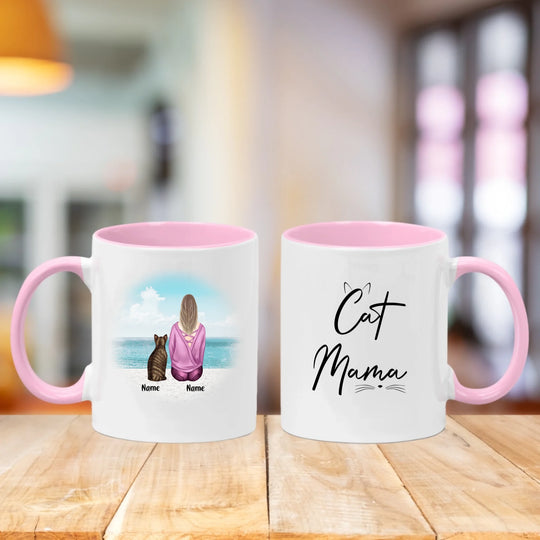 Personalised Cat Mama Mug