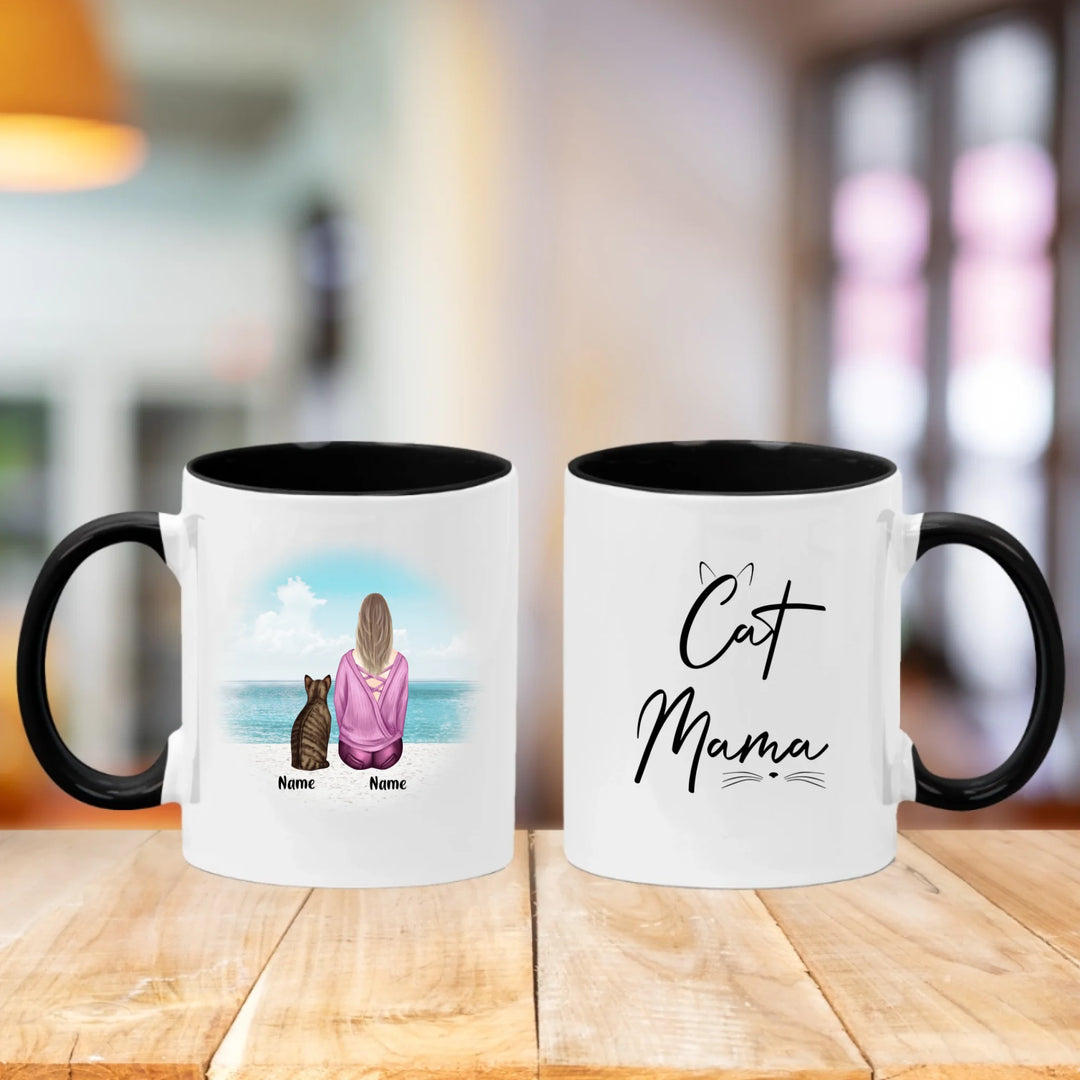 Personalised Cat Mama Mug
