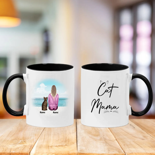 Personalised Cat Mama Mug