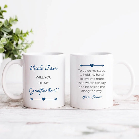 Personalised Mug - Will You Be My Godfather?
