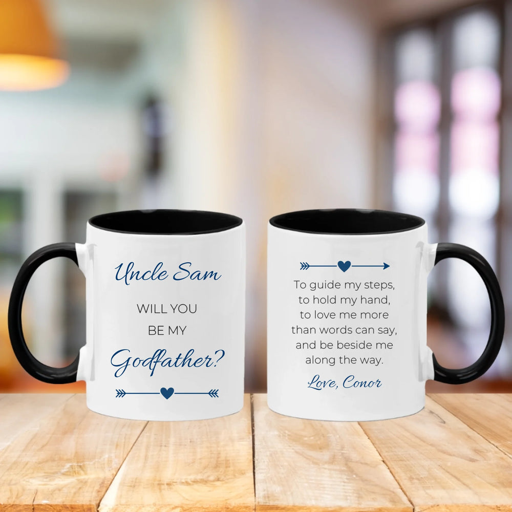 Personalised Mug - Will You Be My Godfather?