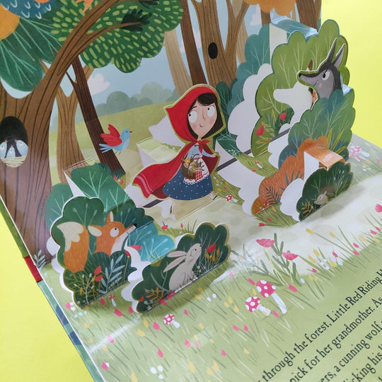 Christmas large Pop-Up Book - Little Red Riding Hood - Age 3-10