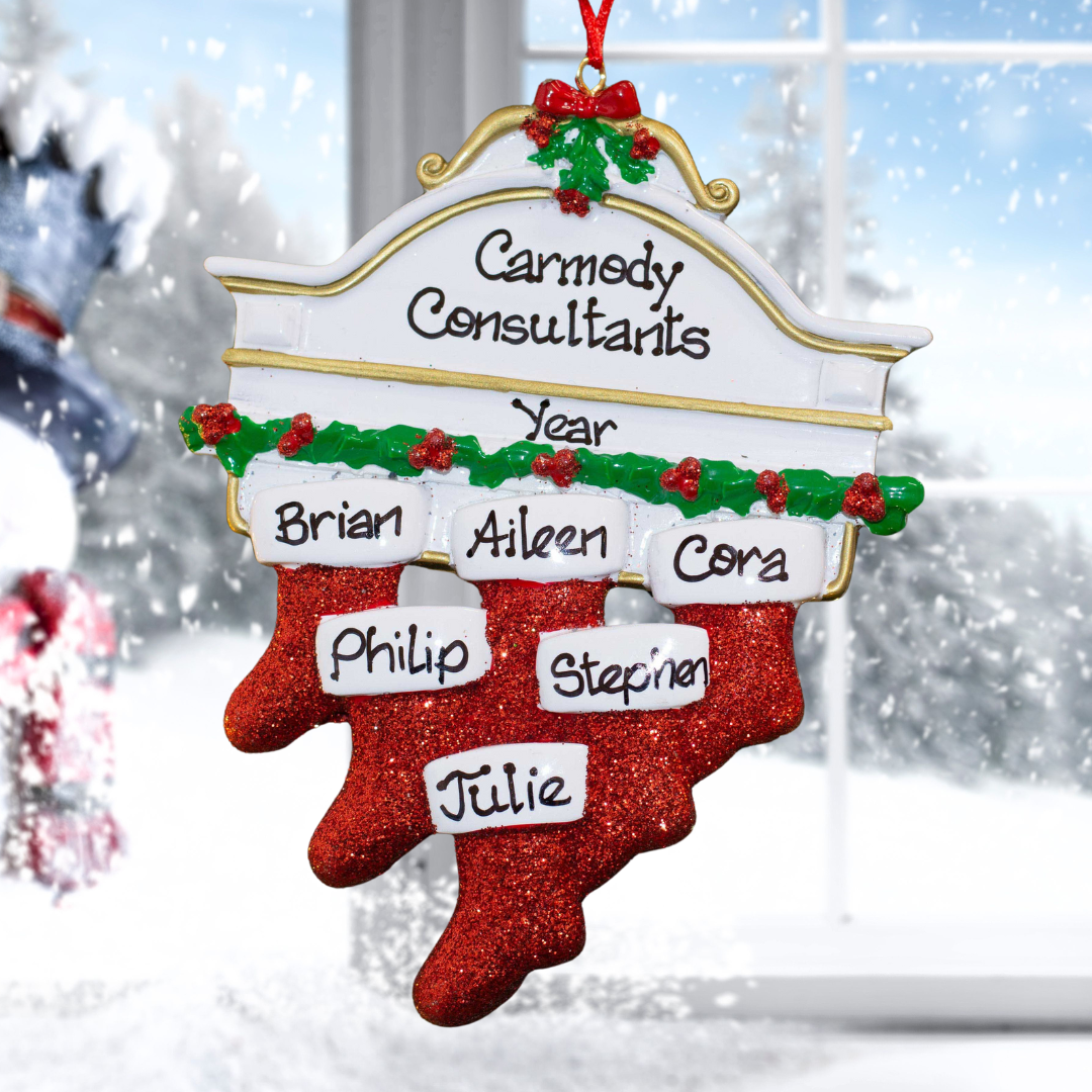 Personalised Christmas Ornaments - Mantle 7