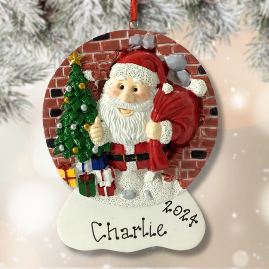 Personalised Secret Santa Christmas Ornament NEW