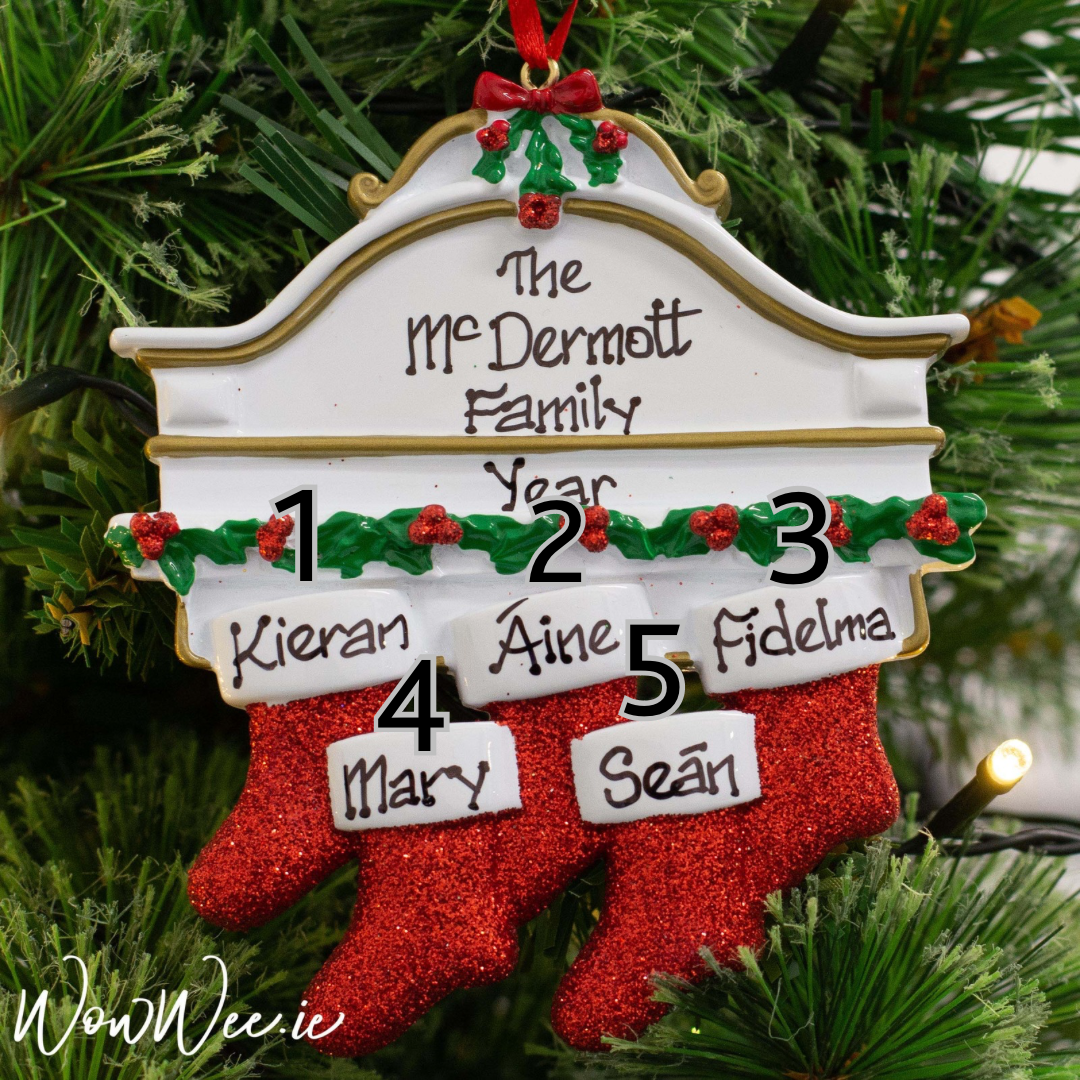 Personalised Christmas Decorations - Mantle 5