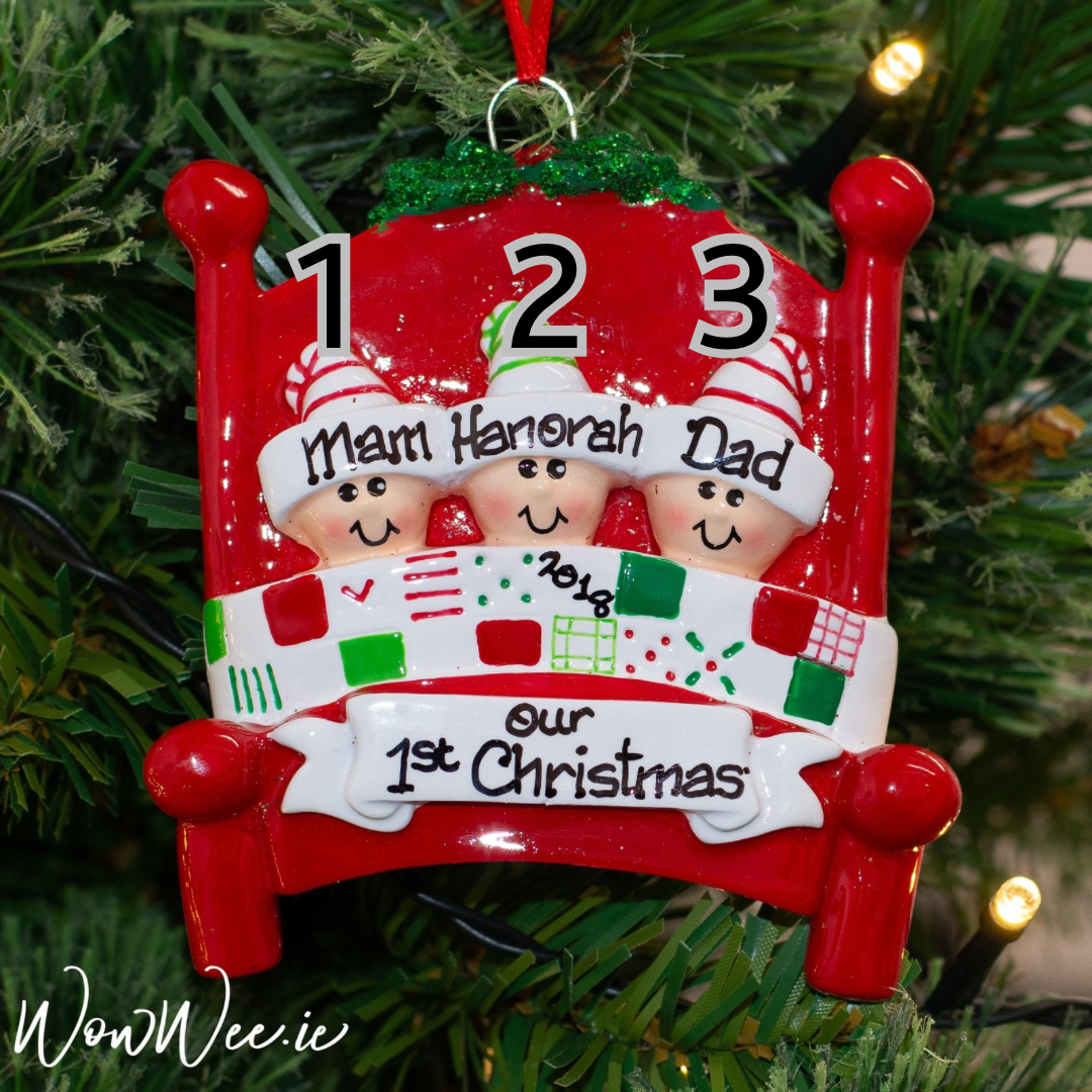 Personalised Christmas Ornament - Bed Heads 3