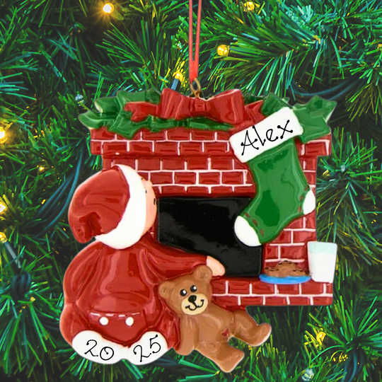 Personalised Christmas Decoration - Waiting for Santa