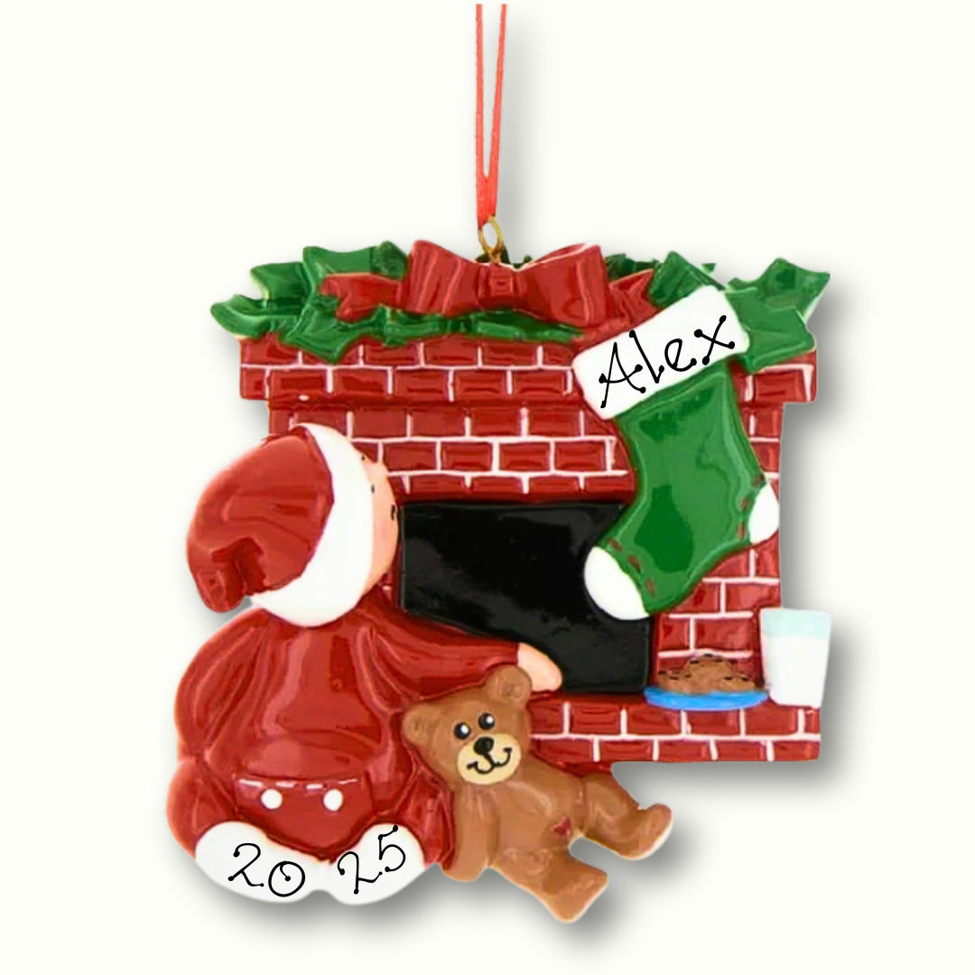 Personalised Christmas Decoration - Waiting for Santa