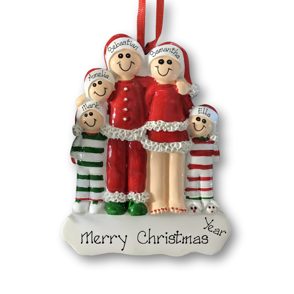 Personalised Christmas Decorations - Festive Family 5