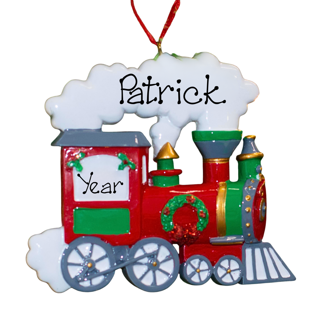 Personalised Christmas Ornament - Train