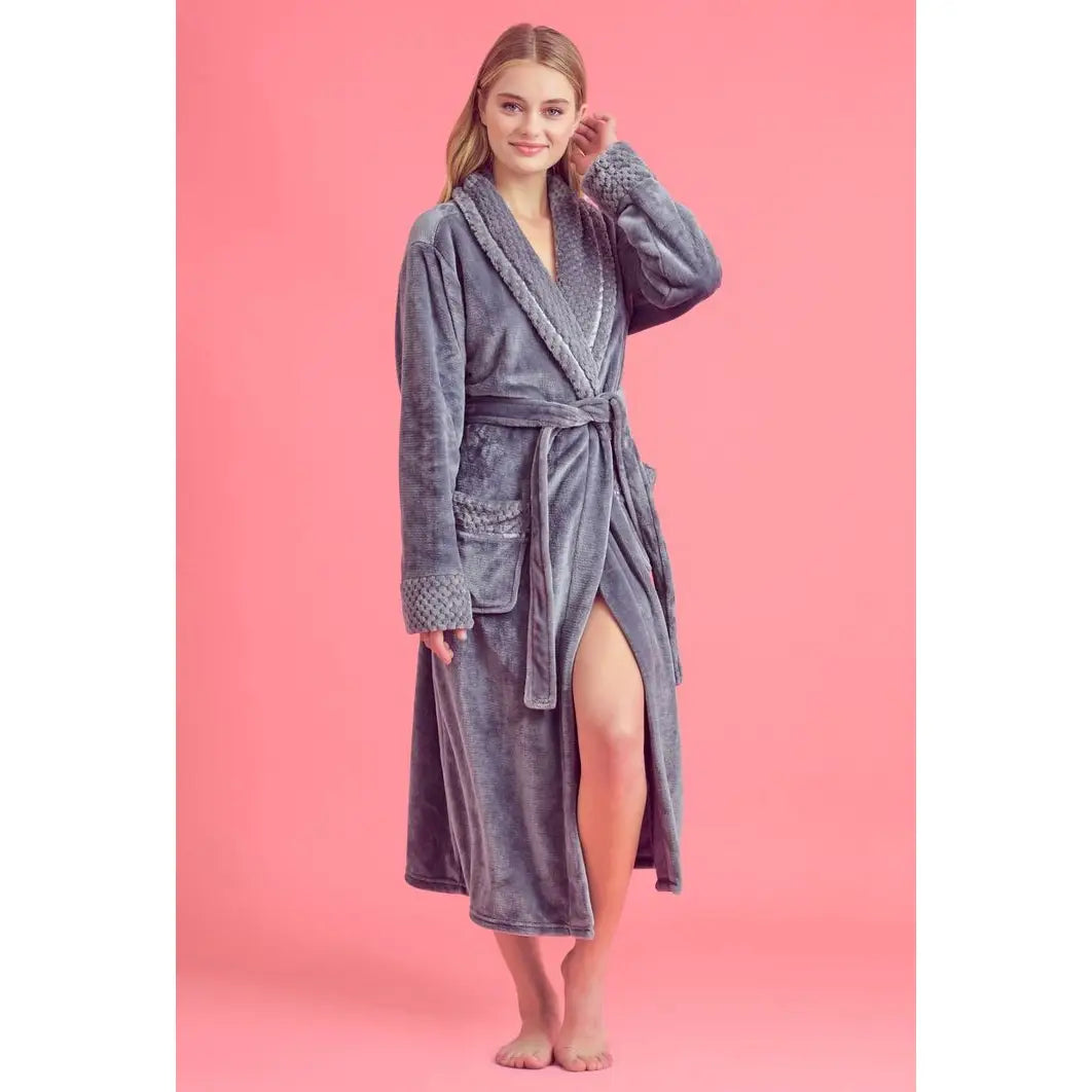 Luxury Fluffy Dressing Gown for Women: Soft, Warm, Cosy & Elegant