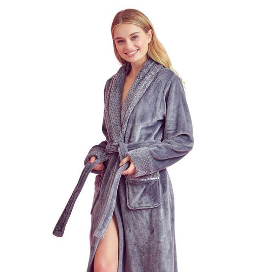 Luxury Fluffy Dressing Gown for Women: Soft, Warm, Cosy & Elegant