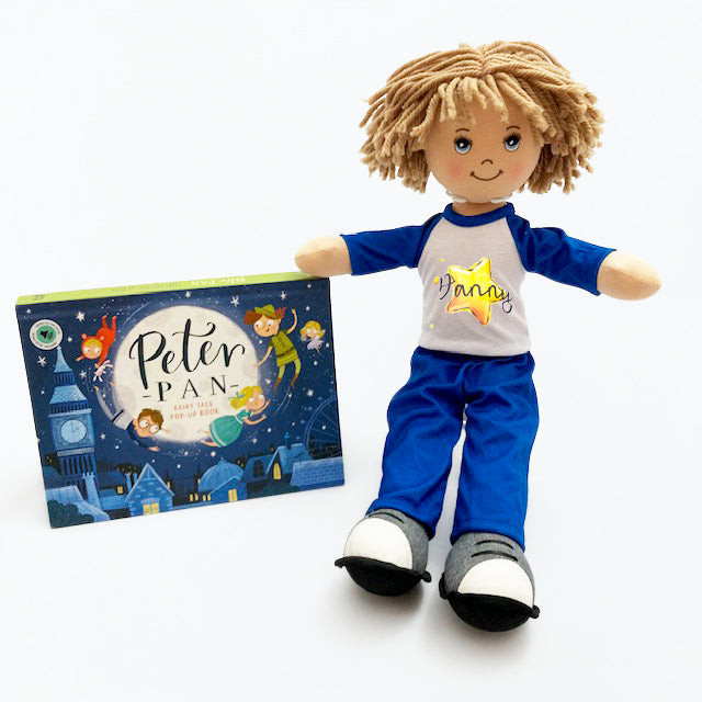 Personalised Rag Boy Gift Set - PJ Buddy & Book