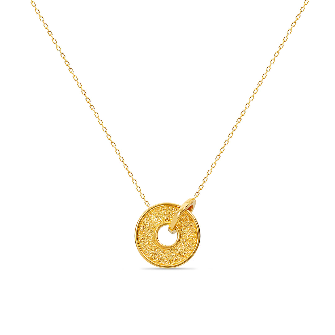 Infinity Handcrafted Necklace 18ct Gold