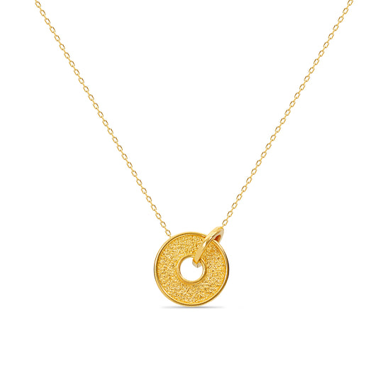 Infinity Handcrafted Necklace 18ct Gold