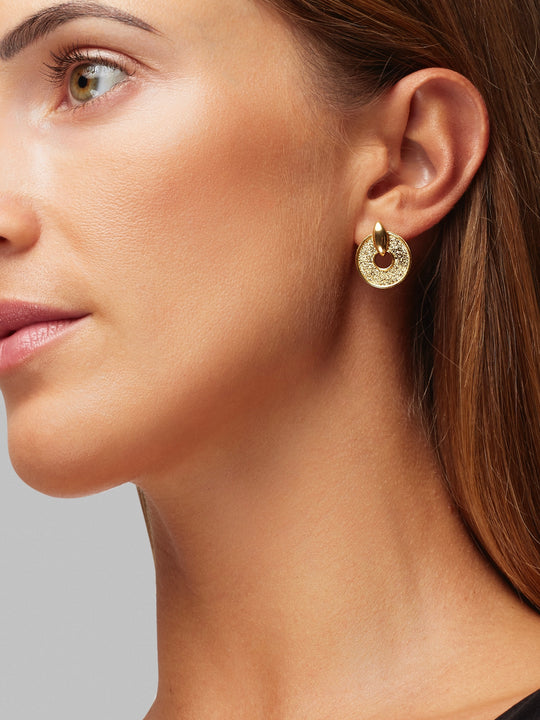 Inifinity Earrings - 18ct gold