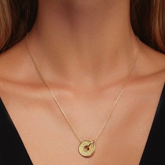 Infinity Handcrafted Necklace 18ct Gold